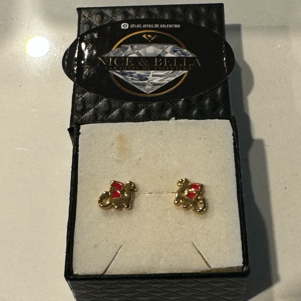Dragon Earrings 18K Gold Plated